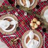 image:imageDII Glad Tidings Plaid Holiday Dining Table amp Kitchen Dcor Christmas Tablecloth 60x104 Red Buffalo Plaid70 Round
