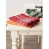 image:imageDII Harvest Market Tabletop Collection Redwood Tablecloth 60x84Burnt Orange