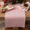 image:imageDII Heritage Holiday Sprigs Kitchen Dcor Collection Decorative Christmas Tablecloth 52x52 Christmas GreeneryBoughs of HollyRed Ticking