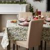 image:imageDII Heritage Holiday Sprigs Kitchen Dcor Collection Decorative Christmas Tablecloth 52x52 Christmas GreeneryChristmas Greenery