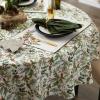 image:imageDII Heritage Holiday Sprigs Kitchen Dcor Collection Decorative Christmas Tablecloth 52x52 Christmas GreeneryChristmas Greenery