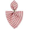 image:imageDII Heritage Holiday Sprigs Kitchen Dcor Collection Decorative Christmas Tablecloth 52x52 Christmas GreeneryRed Stripe Ticking