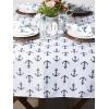 image:imageDII Outdoor Tabletop Collection Water Resistant Tablecloth 60 x 84 Anchors Away