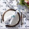 image:imageDII Outdoor Tabletop Collection Water Resistant Tablecloth 60 x 84 Anchors Away