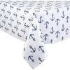 image:imageDII Outdoor Zippered Tabletop Collection Water Resistant Tablecloth 60 x 120 Anchors Away