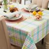 image:imageDII Spring Plaid Table Top Collection 100 Machine Washable Dress Up Your Table for Spring Easter Family Dinners Picnics and Everyday 60x8484 x 60 Rectangular