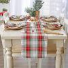 image:imageDII Tartan Plaid Collection Holiday Dining Table amp Kitchen Dcor Rectangle Christmas Tablecloth 60x120 Red Green amp WhiteRed  Green  White