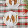 image:imageDII Tartan Plaid Collection Holiday Dining Table amp Kitchen Dcor Rectangle Christmas Tablecloth 60x120 Red Green amp WhiteRed  Green  White