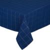 image:imageDII Windowpane Tabletop Collection Blue Metallic Tablecloth 52x52120 x 60 Rectangular