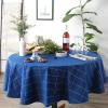 image:imageDII Windowpane Tabletop Collection Blue Metallic Tablecloth 52x5252 x 52 Square