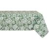 image:imageDII Floral Outdoor Tabletop Collection Water Resistant Tablecloth 60x84 Artichoke Green