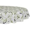 image:imageDII Olive Inspired Tabletop Collection Water Resistant Tablecloth 60 Round Mediterranean