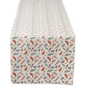 image:imageDII Autumn Afternoon Farmhouse Kitchen Thanksgiving amp Fall Dcor for Home Tablecloth 60x104 Pumpkin Plaid Orange amp GreyCrisp Leaves
