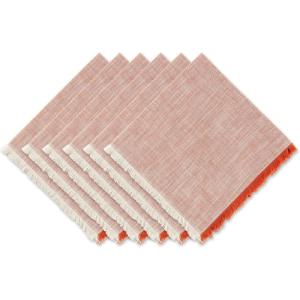 image:imageDII Harvest Market Tabletop Collection Redwood Tablecloth 60x84Burnt Orange Tonal