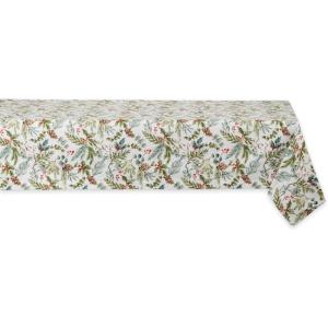 image:imageDII Heritage Holiday Sprigs Kitchen Dcor Collection Decorative Christmas Tablecloth 52x52 Christmas GreeneryChristmas Greenery