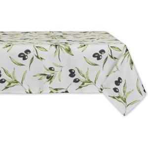 image:imageDII Olive Inspired Tabletop Collection Water Resistant Tablecloth 60 x 84 Mediterranean