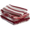 image:imageDII Assorted Pattern Kitchen Collection Dishtowels amp Dishcloth Marine Blue 5 PieceGarnet