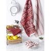 image:imageDII Assorted Pattern Kitchen Collection Dishtowels amp Dishcloth Marine Blue 5 PieceGarnet