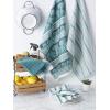 image:imageDII Assorted Pattern Kitchen Collection Dishtowels amp Dishcloth Marine Blue 5 PieceNorth Sea