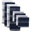 image:imageDII Basic Ribbed Terry Kitchen Basics Collection Mocha Dishcloths 12 PieceBlue