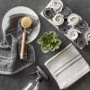 image:imageDII Basic Ribbed Terry Kitchen Basics Collection Mocha Dishcloths 12 PieceGray