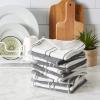 image:imageDII Basic Ribbed Terry Kitchen Basics Collection Mocha Dishcloths 12 PieceGray