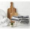 image:imageDII Basic Ribbed Terry Kitchen Basics Collection Mocha Dishcloths 12 PieceGray