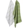 image:imageDII Basic Ribbed Terry Kitchen Basics Collection Mocha Dishcloths 12 PieceGreen