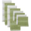 image:imageDII Basic Ribbed Terry Kitchen Basics Collection Mocha Dishcloths 12 PieceGreen