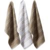 image:imageDII Basic Ribbed Terry Kitchen Basics Collection Mocha Dishcloths 12 PieceMocha