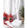 image:imageDII Basic Solid Dishtowel Collection Cotton Flat Woven Small Set 18x28 Barn Red 6 PieceWhite