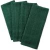 image:imageDII Basic Terry Collection Windowpane Dishtowel Set 16x26 Black Check 4 PieceDark Green Solid