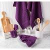image:imageDII Basic Terry Collection Windowpane Dishtowel Set 16x26 Black Check 4 PieceEggplant Solid