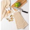 image:imageDII Basic Terry Collection Windowpane Dishtowel Set 16x26 Black Check 4 PiecePebble Solid
