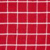 image:imageDII Basic Terry Collection Windowpane Dishtowel Set 16x26 Black Check 4 PieceRed Check