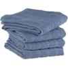 image:imageDII Basic Terry Collection Windowpane Dishtowel Set 16x26 Black Check 4 PieceStonewash Solid