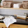 image:imageDII Basic Terry Collection Windowpane Dishtowel Set 16x26 Black Check 4 PieceWhite Solid