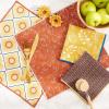 image:imageDII Bungalow Collection Absorbent Cotton Kitchen Kitchen Towel Set 18x28 Embellished Bungalow 3 CountAssorted Printed Waffle