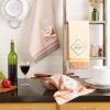 image:imageDII Bungalow Collection Absorbent Cotton Kitchen Kitchen Towel Set 18x28 Embellished Bungalow 3 CountEmbellished Bungalow