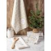 image:imageDII Christmas Dish Towels Decorative Metallic Holiday Kitchen Towel Set 18x28 Snowflakes 3 CountWinter Sparkle