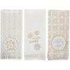 image:imageDII Christmas Dish Towels Decorative Metallic Holiday Kitchen Towel Set 18x28 Snowflakes 3 CountWinter Sparkle