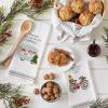 image:imageDII Christmas Kitchen Towels Decorative Embellished Cotton Dish Towel Set 18x28 Let It Snow 2 CountHoliday on Wheels