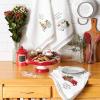 image:imageDII Christmas Kitchen Towels Decorative Embellished Cotton Dish Towel Set 18x28 Let It Snow 2 CountHoliday on Wheels