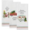 image:imageDII Christmas Kitchen Towels Decorative Embellished Cotton Dish Towel Set 18x28 Let It Snow 2 CountHoliday on Wheels