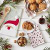 image:imageDII Christmas Kitchen Towels Decorative Embellished Cotton Dish Towel Set 18x28 Let It Snow 2 CountSanta