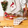 image:imageDII Christmas Kitchen Towels Decorative Embellished Cotton Dish Towel Set 18x28 Let It Snow 2 CountSanta
