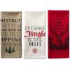 image:imageDII Christmas Kitchen Towels Vintage Inspired Holiday Dish Towel Set 18x28 Believe 3 CountChristmas Stag