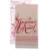 image:imageDII Christmas Kitchen Towels Vintage Inspired Holiday Dish Towel Set 18x28 Believe 3 CountJoyeux Noel