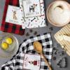 image:imageDII Christmas Pets Collection Decorative Kitchen Towels for Dog and Cat Lovers Dishtowel Set 18x28 Be Meowy 2 CountFeliz Naughty Dog