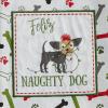 image:imageDII Christmas Pets Collection Decorative Kitchen Towels for Dog and Cat Lovers Dishtowel Set 18x28 Be Meowy 2 CountFeliz Naughty Dog